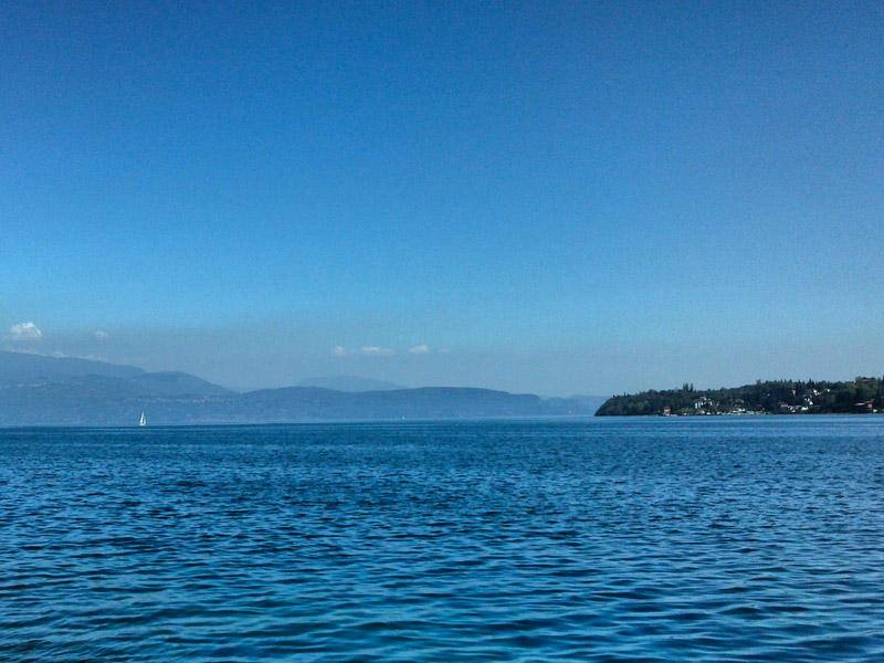 Fahrt am Gardasee mit dem Boot